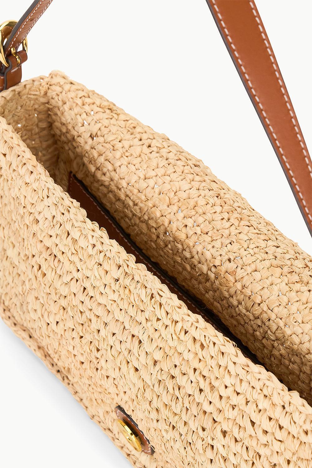 HARLOW SHOULDER BAG - NATURAL-NAT/TAN-O/S-HANDBAGSHOULDER-STAUD