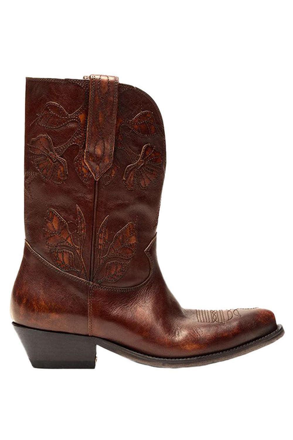 Wish Star Low Boot - Dark Brown-BROWN-37-SHOEBOOT-GOLDEN GOOSE