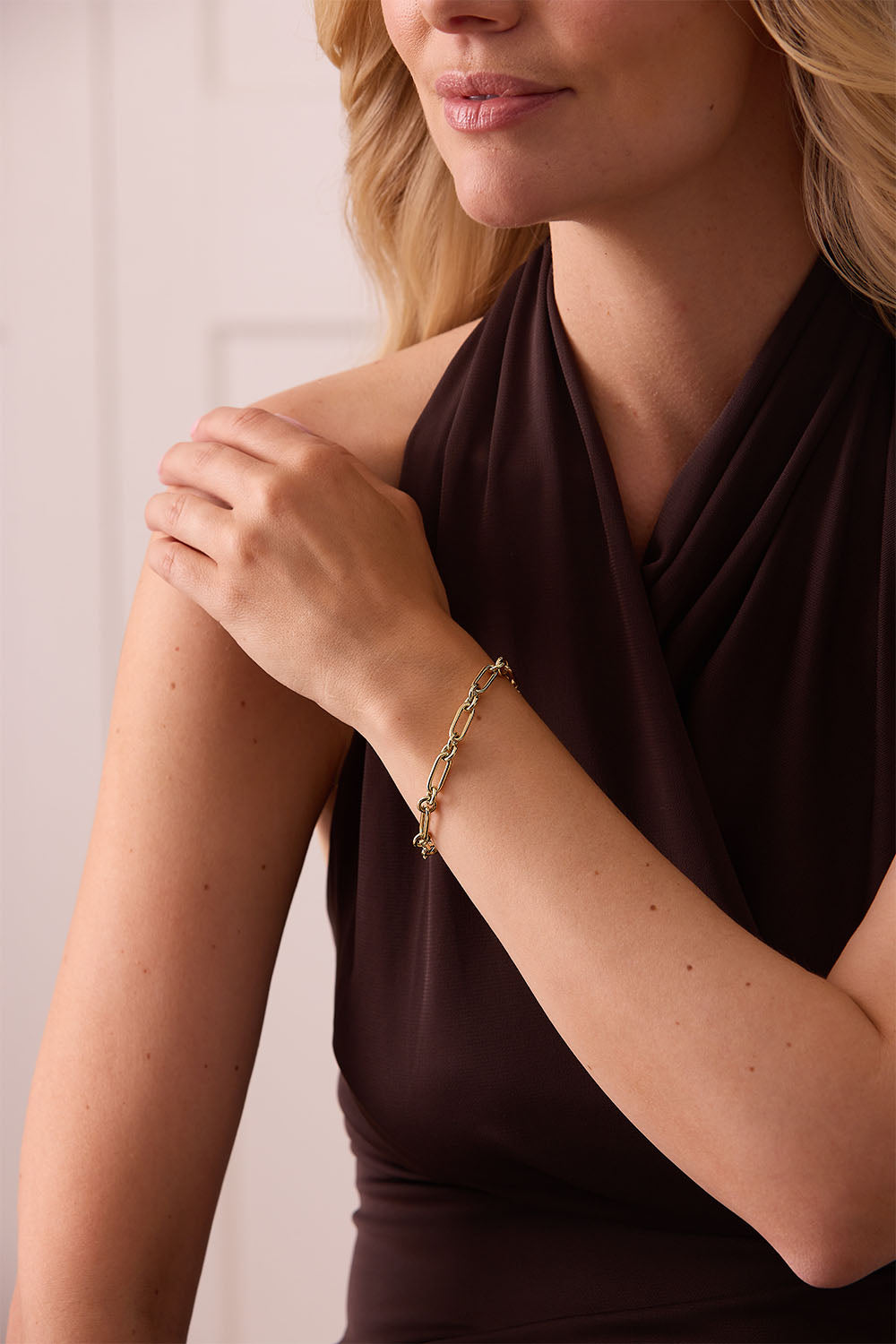 Paperclip Charm Chain Bracelet