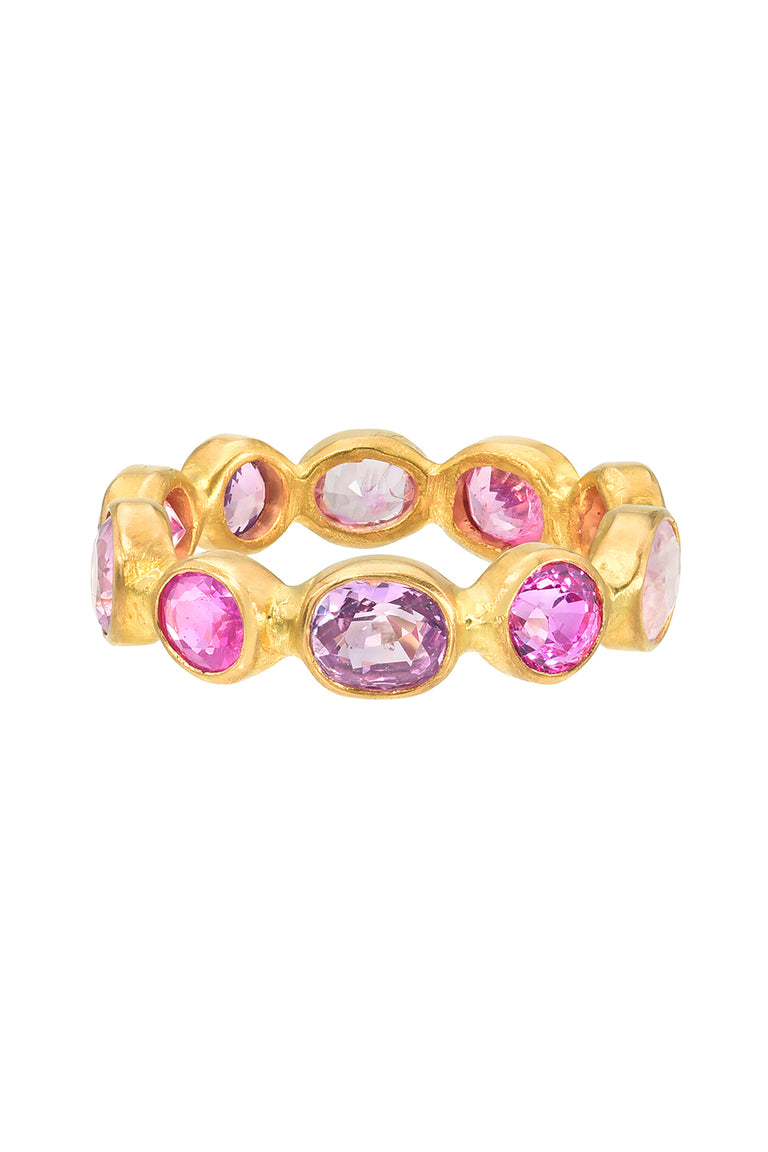 Pink Sapphire Infiniti Ring
