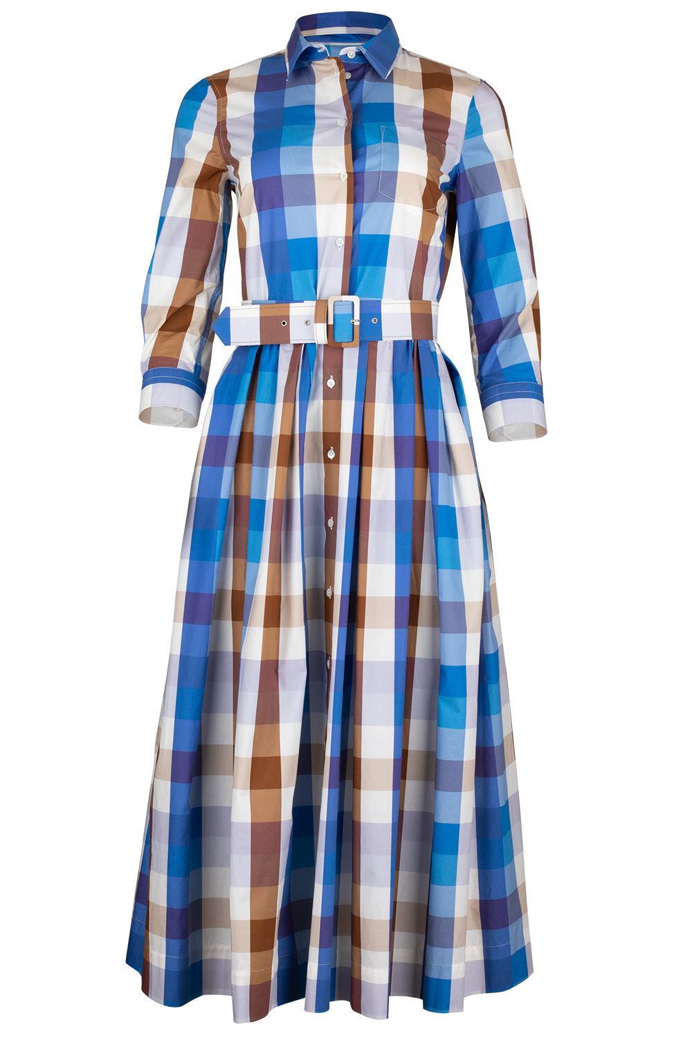 Nidina Dress-VBLUTOBC-38-CLOTHINGDRESSCASUAL-SARA ROKA