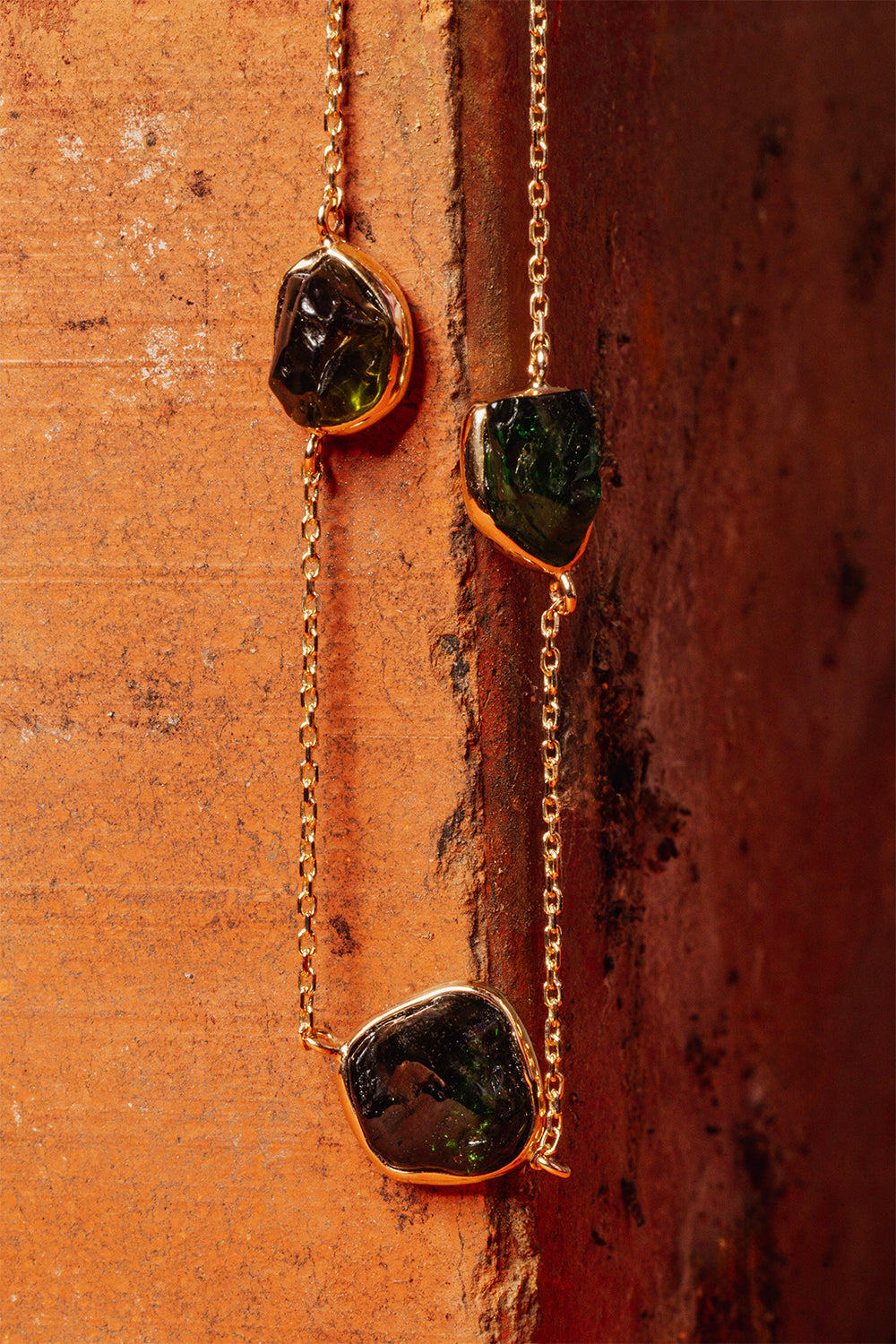 Green Tourmaline Sequence Necklace