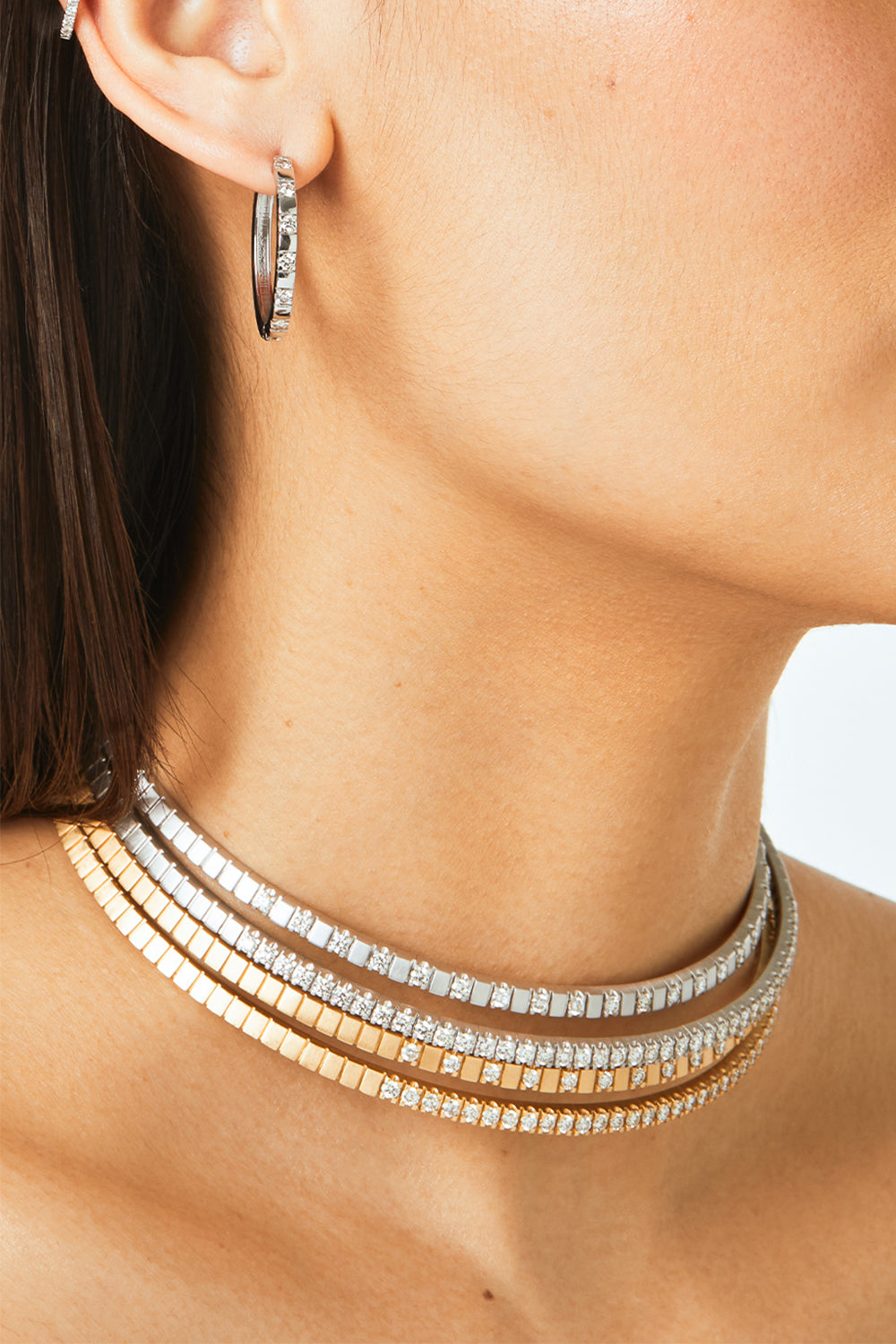 Diamond Shiraz Choker Necklace