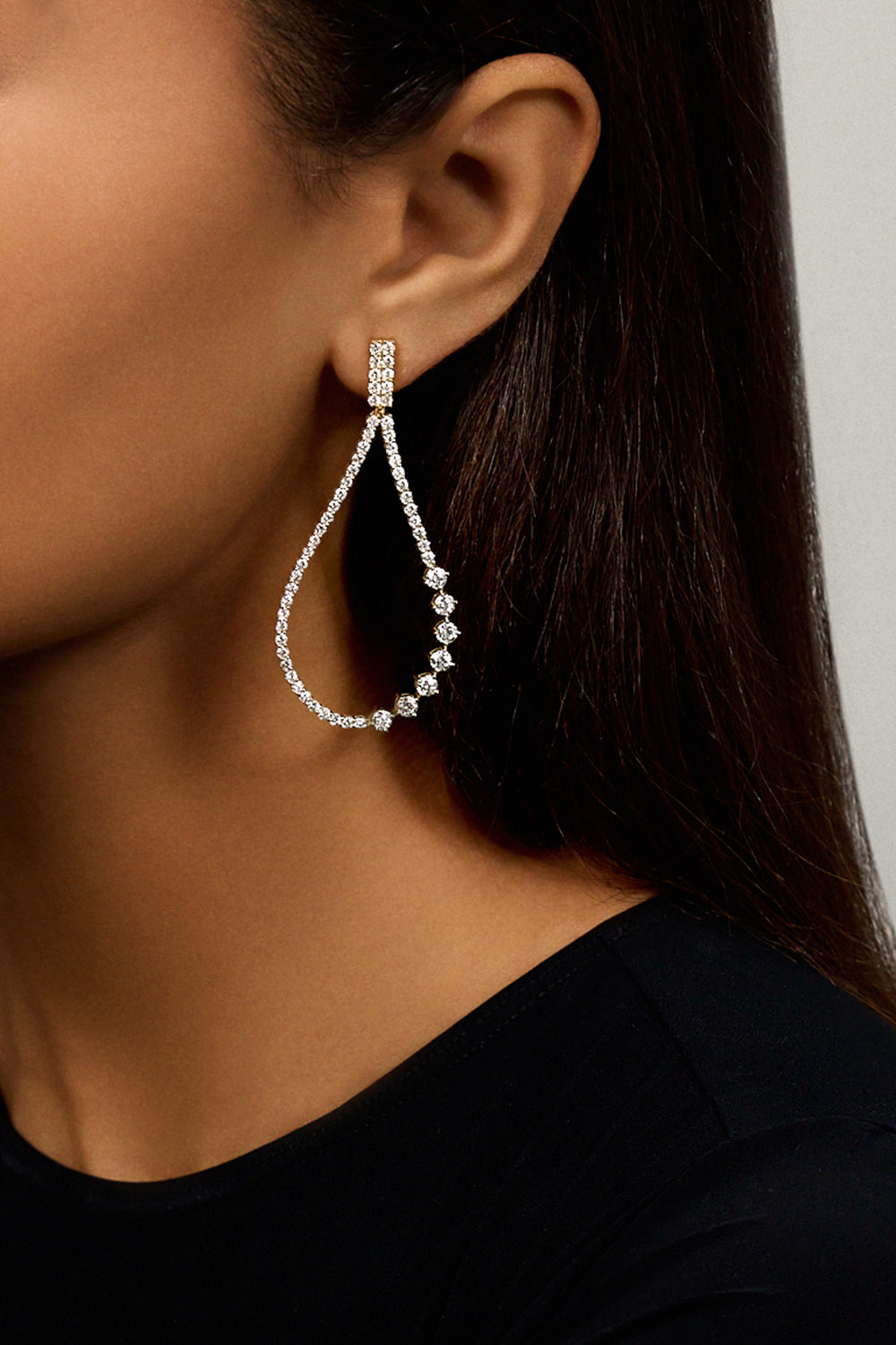Diamond Stella Drop Earrings