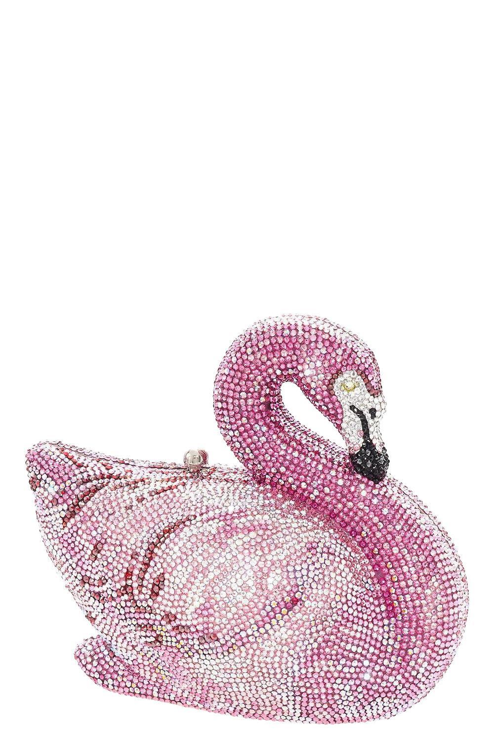 Swan Flamingo Bag-PINK-O/S-HANDBAGEVENING-JUDITH LEIBER
