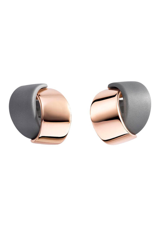 Gold Titanium Earrings-ROSE GOLD-JEWELRYFINE JEWELEARRING-VHERNIER