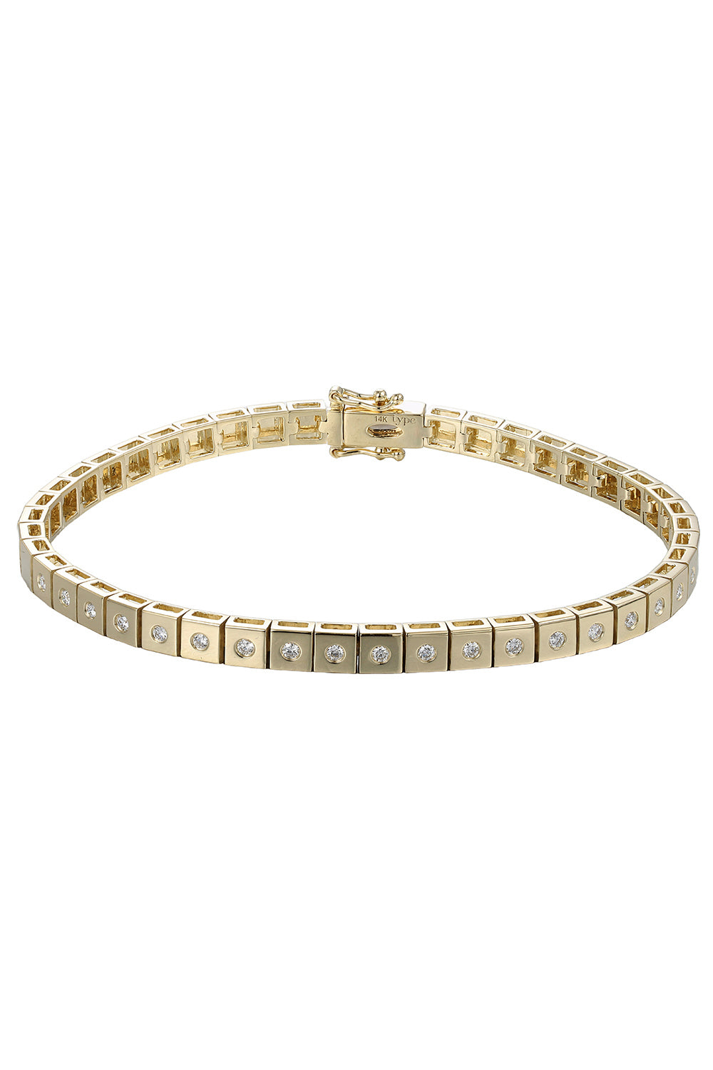 Diamond Leggo Mini Tennis Bracelet