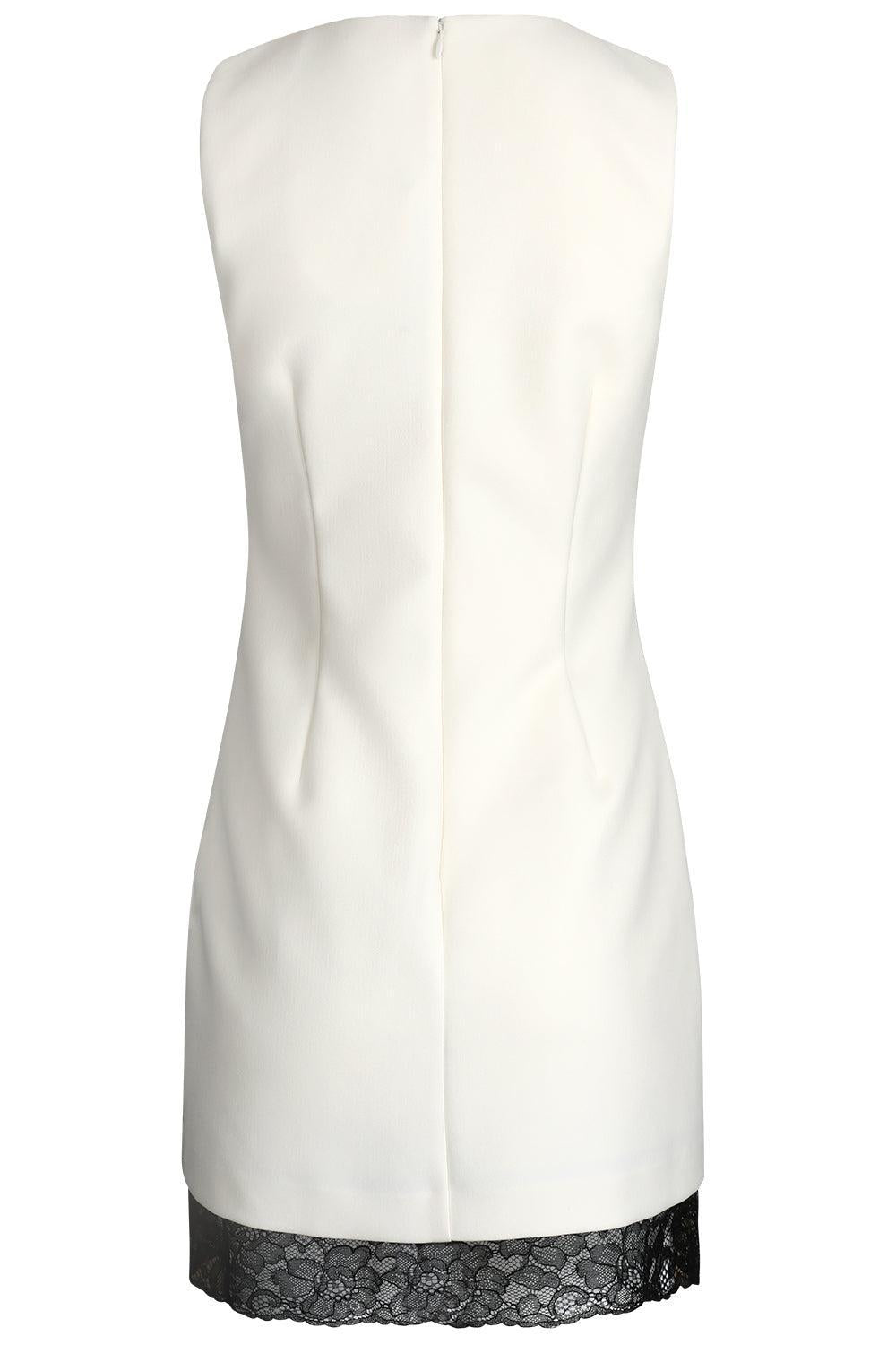 Helena Mini Dress-IVOR/JET-2-CLOTHINGDRESSCOCKTAIL-TOCCIN