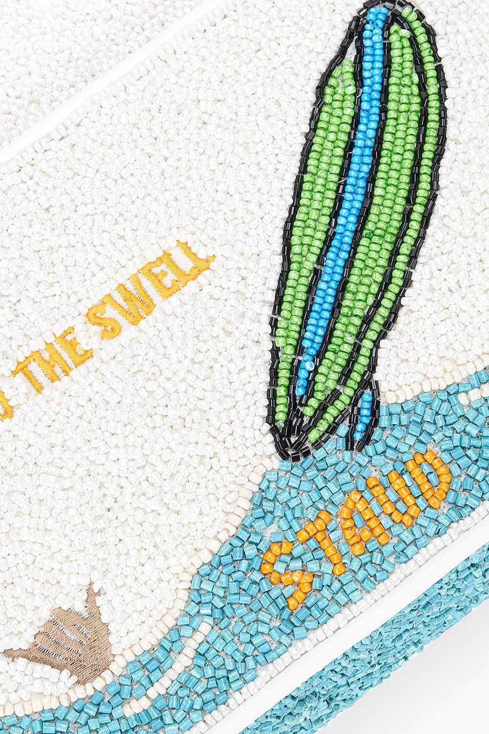 Tommy Beaded Bag - Surf Babes-COASTAL-O/S-HANDBAGSHOULDER-STAUD