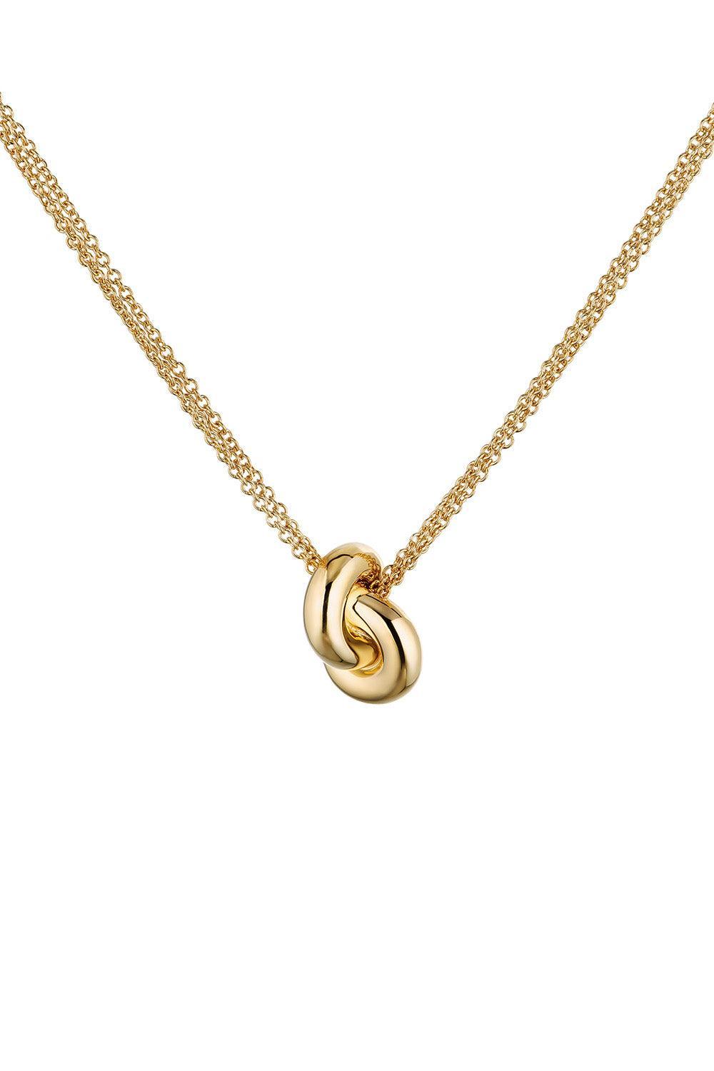 Medium Legacy Knot Pendant Necklace-YELLOW GOLD-JEWELRYFINE JEWELNECKLACE O-ENGELBERT 1920
