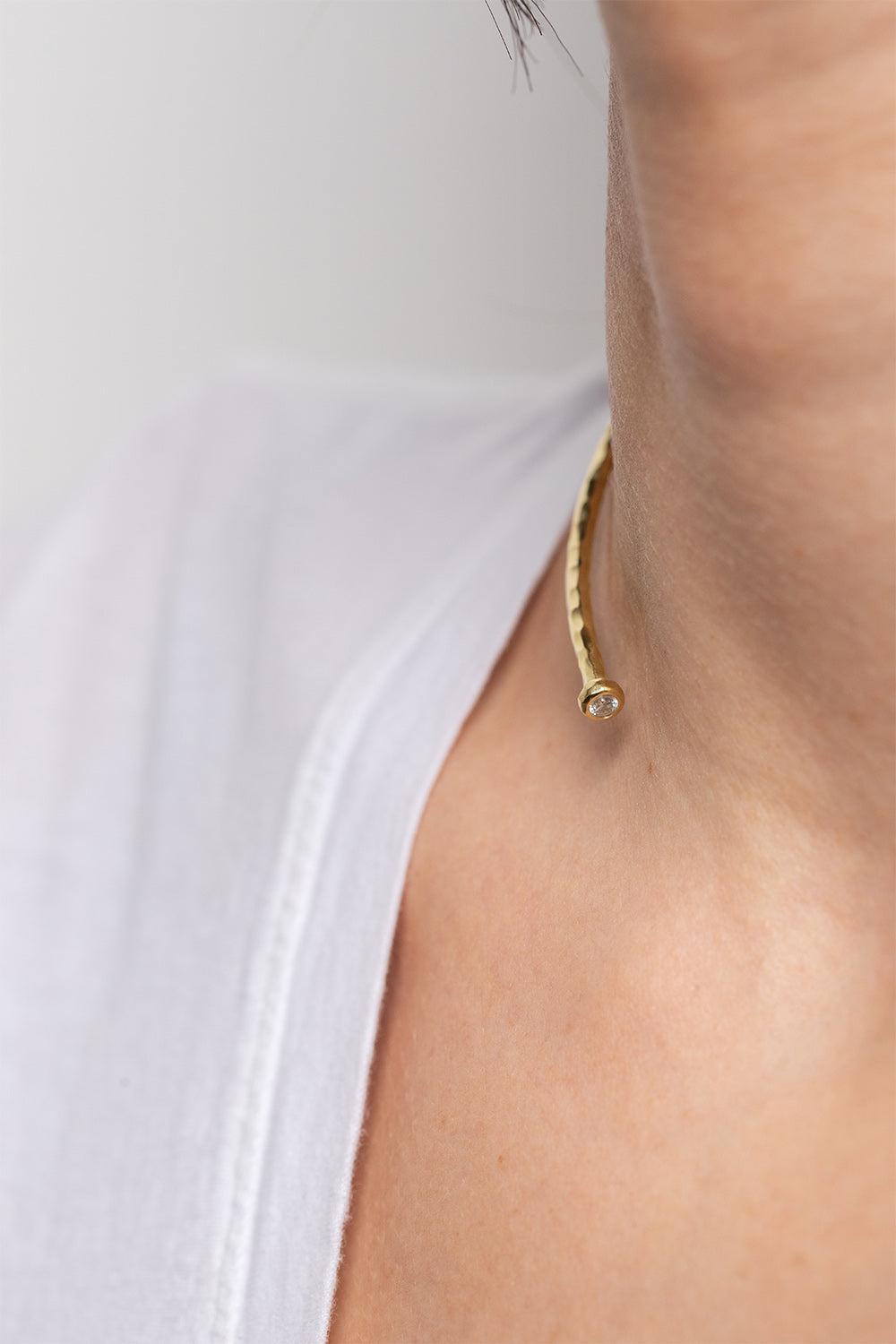 The Octavia Collar Necklace-YELLOW GOLD-JEWELRYFINE JEWELNECKLACE O-OCTAVIA ELIZABETH