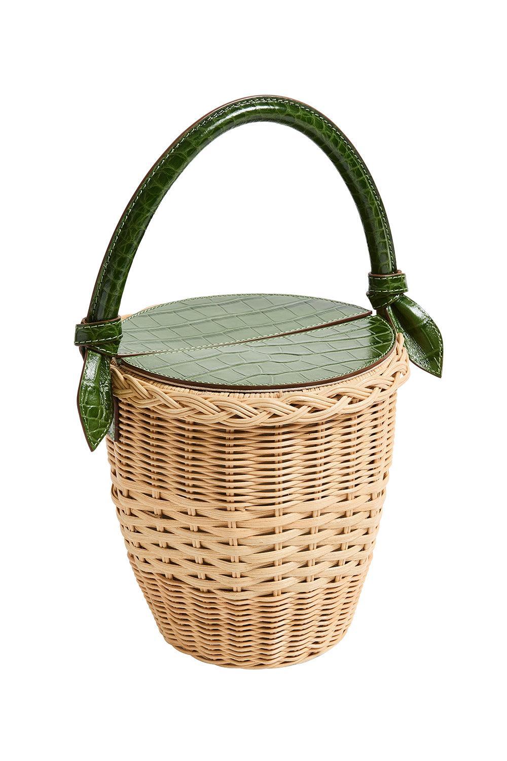 The Jane Bag - Moss Green-GREEN-HANDBAGTOP HANDLE-PAMELA MUNSON