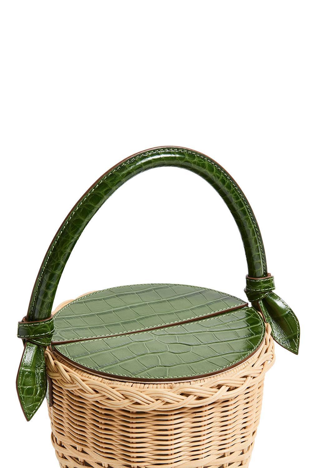 The Jane Bag - Moss Green-GREEN-HANDBAGTOP HANDLE-PAMELA MUNSON