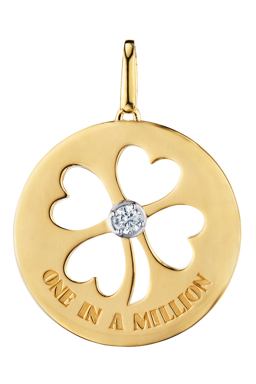 Diamond One In A Million Clover Pendant