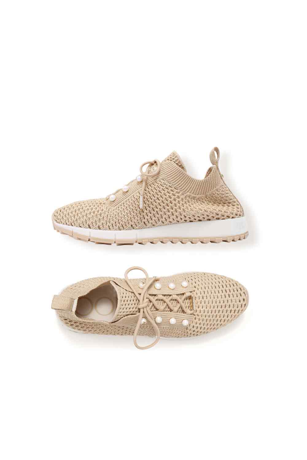 Veles Sneaker - Light Soft Gold-GOLD-36-SHOESNEAKER-JIMMY CHOO
