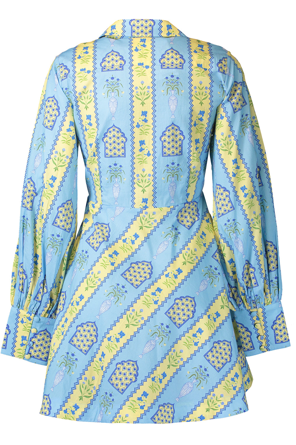 Jaipur Mini Dress-BLUE-XS-CLOTHINGDRESSCASUAL-VERANDAH