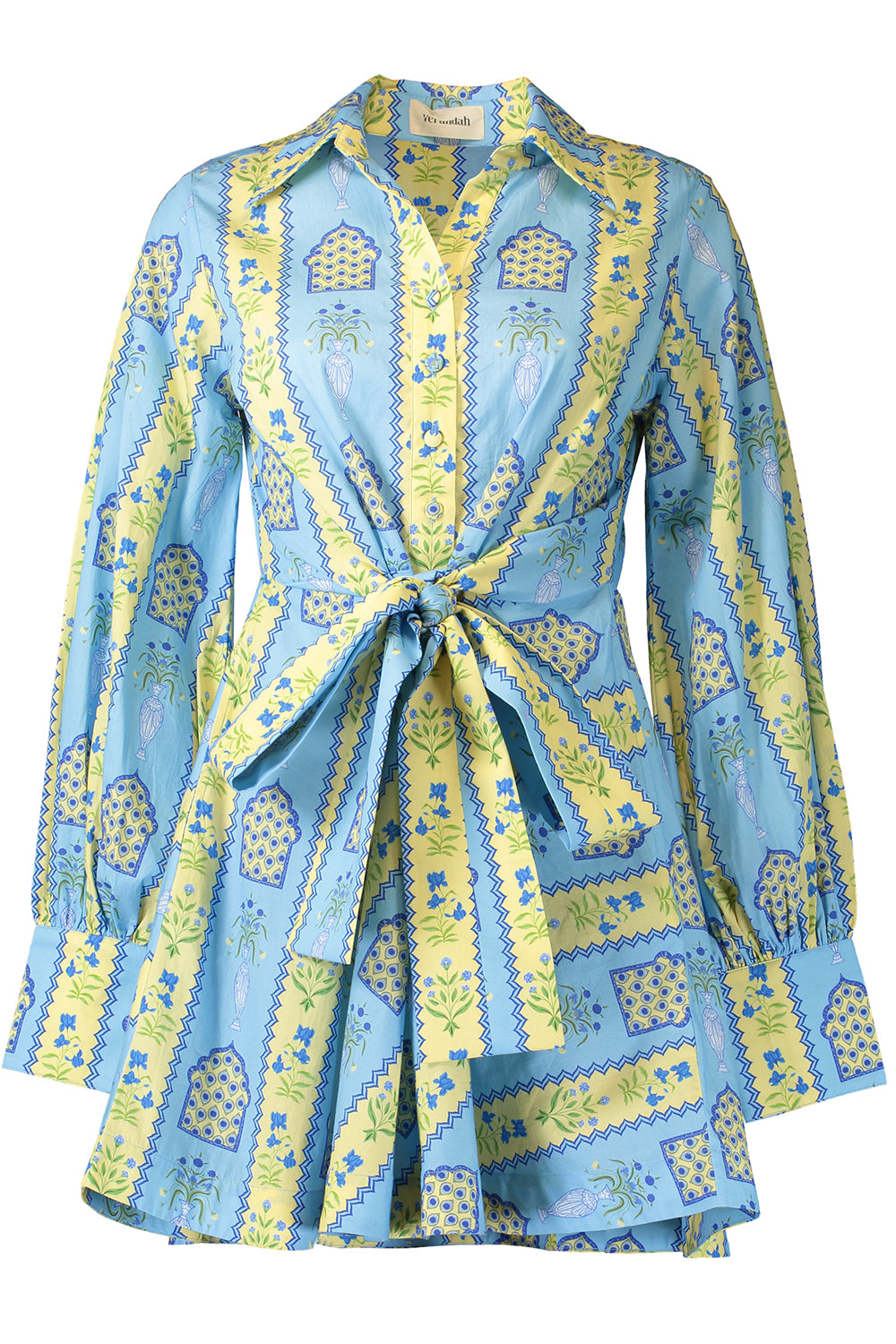  Jaipur Mini Dress-BLUE-XS-CLOTHINGDRESSCASUAL-VERANDAH 
