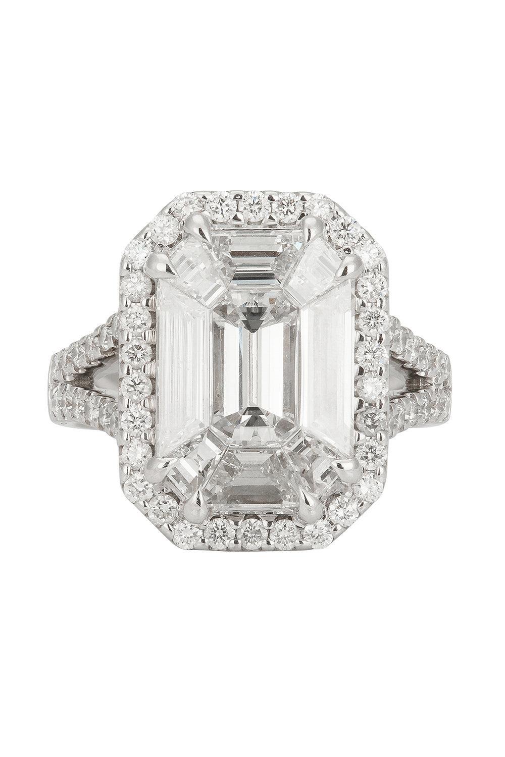 Diamond Illusion Portrait Ring-WHITE GOLD-6.5-JEWELRYFINE JEWELRING-ZYDO