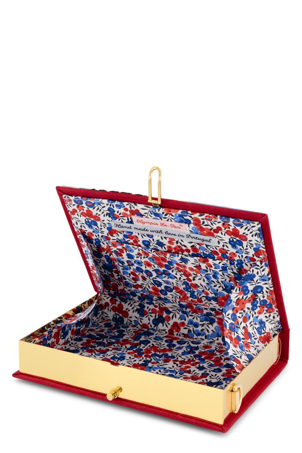 Aspen Book Clutch Bag-RED-HANDBAGSHOULDER-OLYMPIA LE TAN