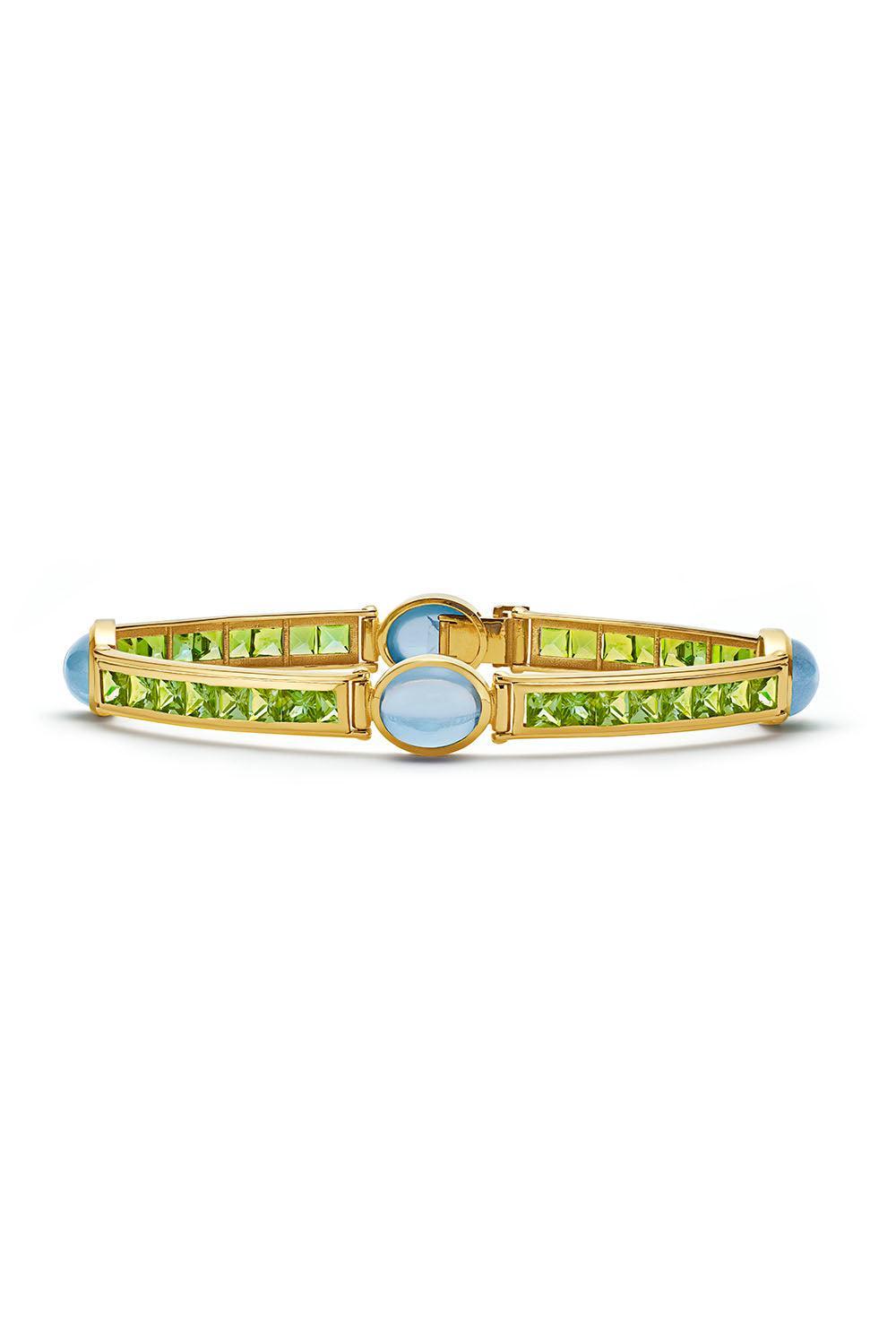 Tourmaline Rio Van Stack Bracelet-YELLOW GOLD-JEWELRYFINE JEWELBRACELET O-VAN