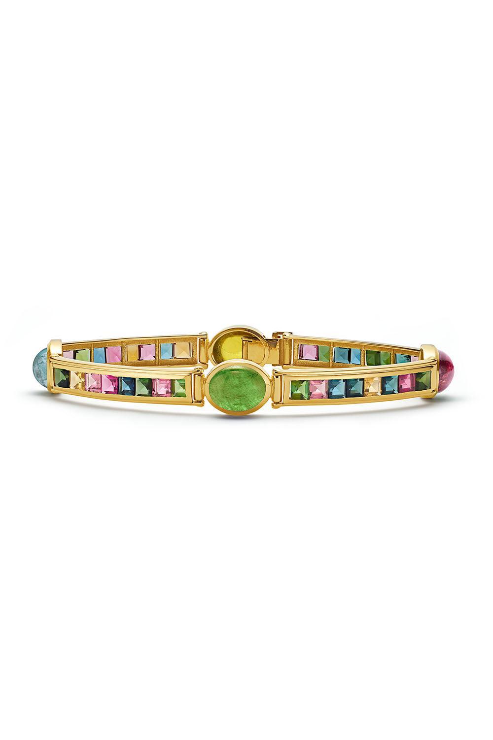 Tourmaline Rio Van Stack Bracelet-YELLOW GOLD-JEWELRYFINE JEWELBRACELET O-VAN
