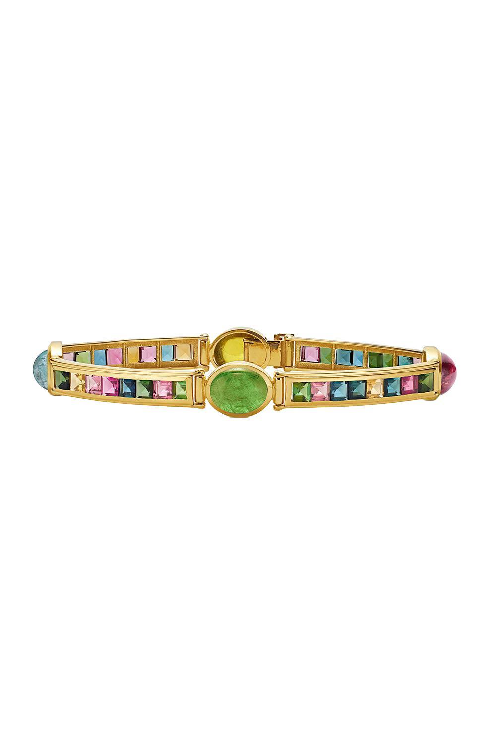 Tourmaline Rio Van Stack Bracelet-YELLOW GOLD-JEWELRYFINE JEWELBRACELET O-VAN
