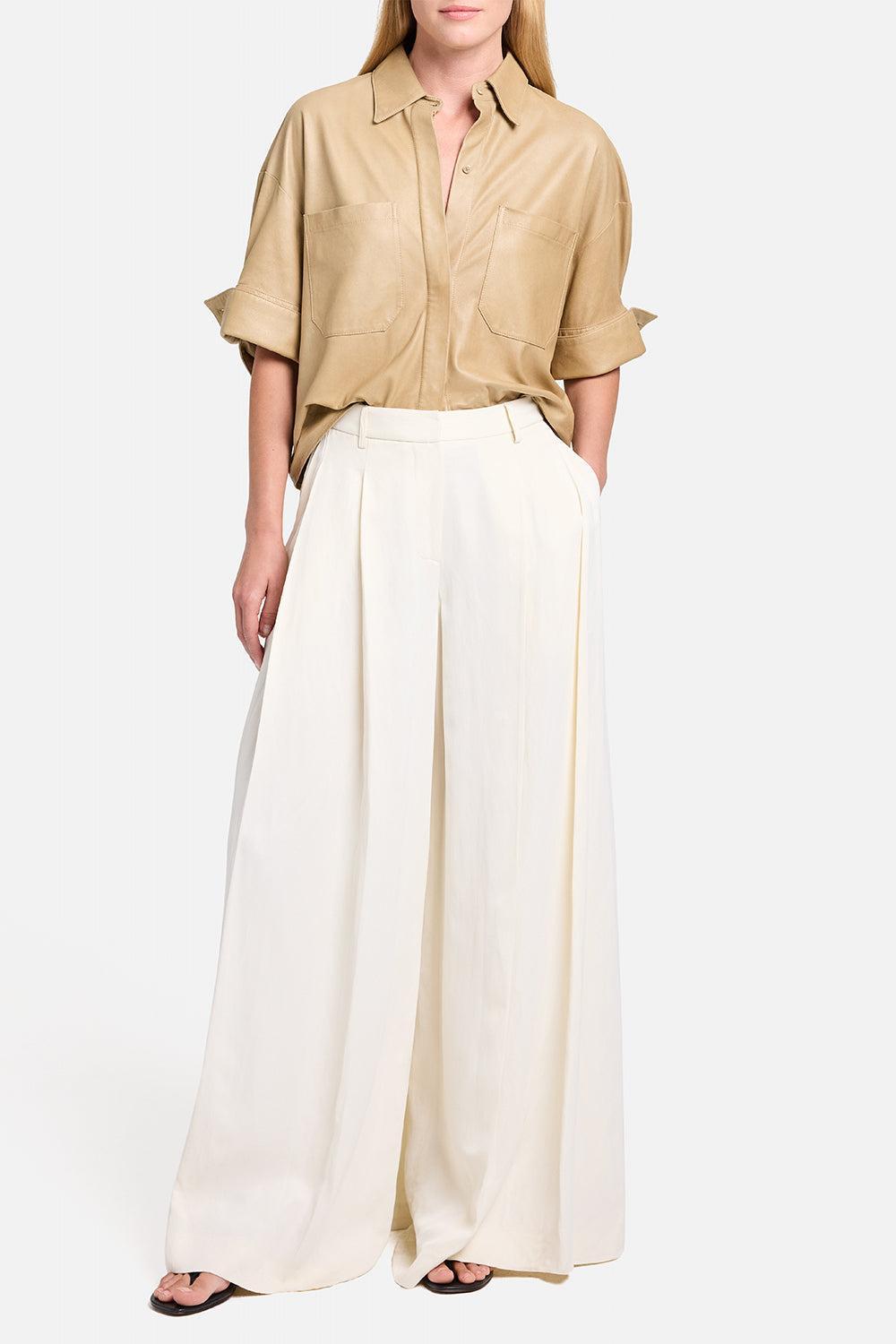 Crosby St Trouser-CREAM-2-CLOTHINGPANTWIDE LEG-TWP
