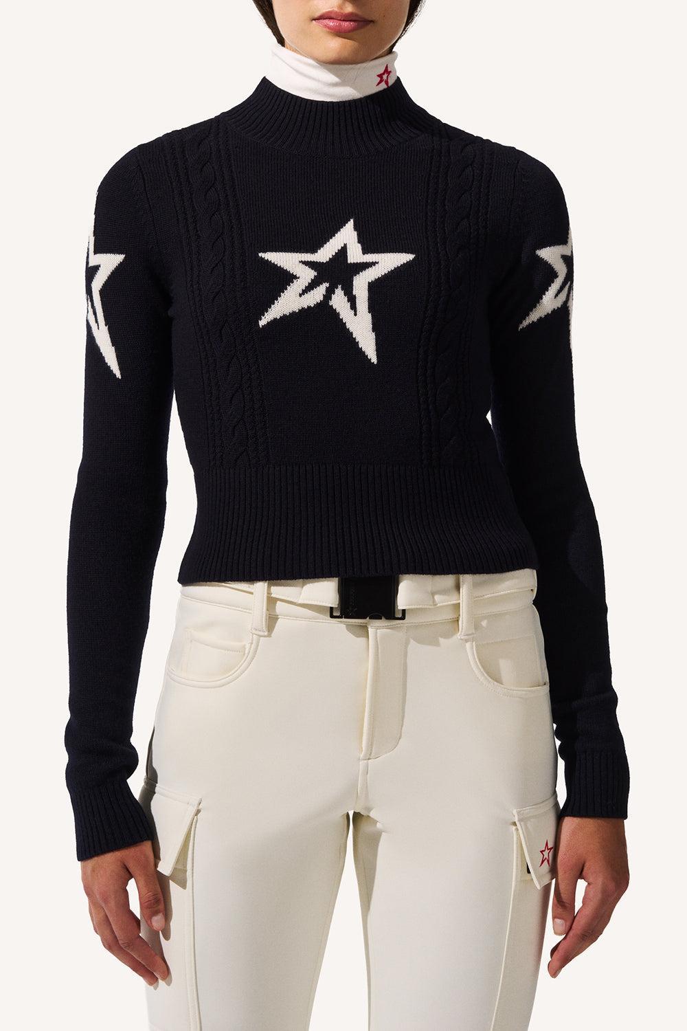 Cable Underwear Sweater-BLACK-XS-CLOTHINGTOPSWEATER-PERFECT MOMENT