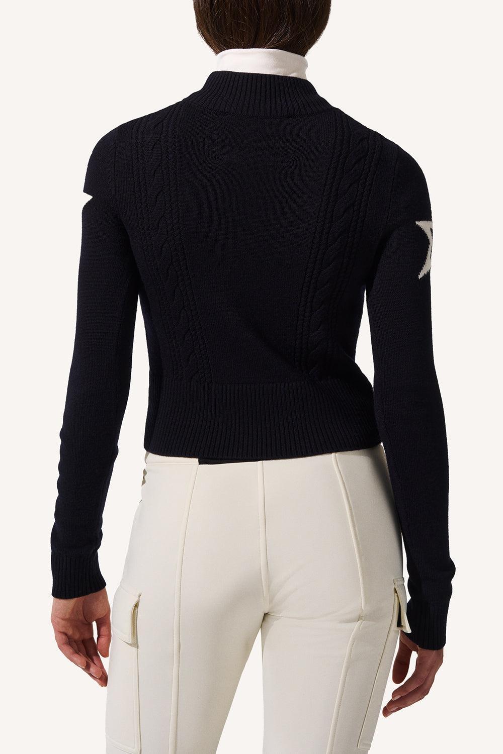 Cable Underwear Sweater-BLACK-XS-CLOTHINGTOPSWEATER-PERFECT MOMENT