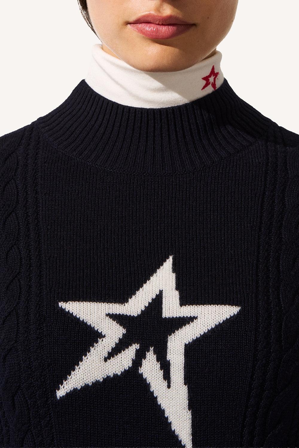 Cable Underwear Sweater-BLACK-XS-CLOTHINGTOPSWEATER-PERFECT MOMENT