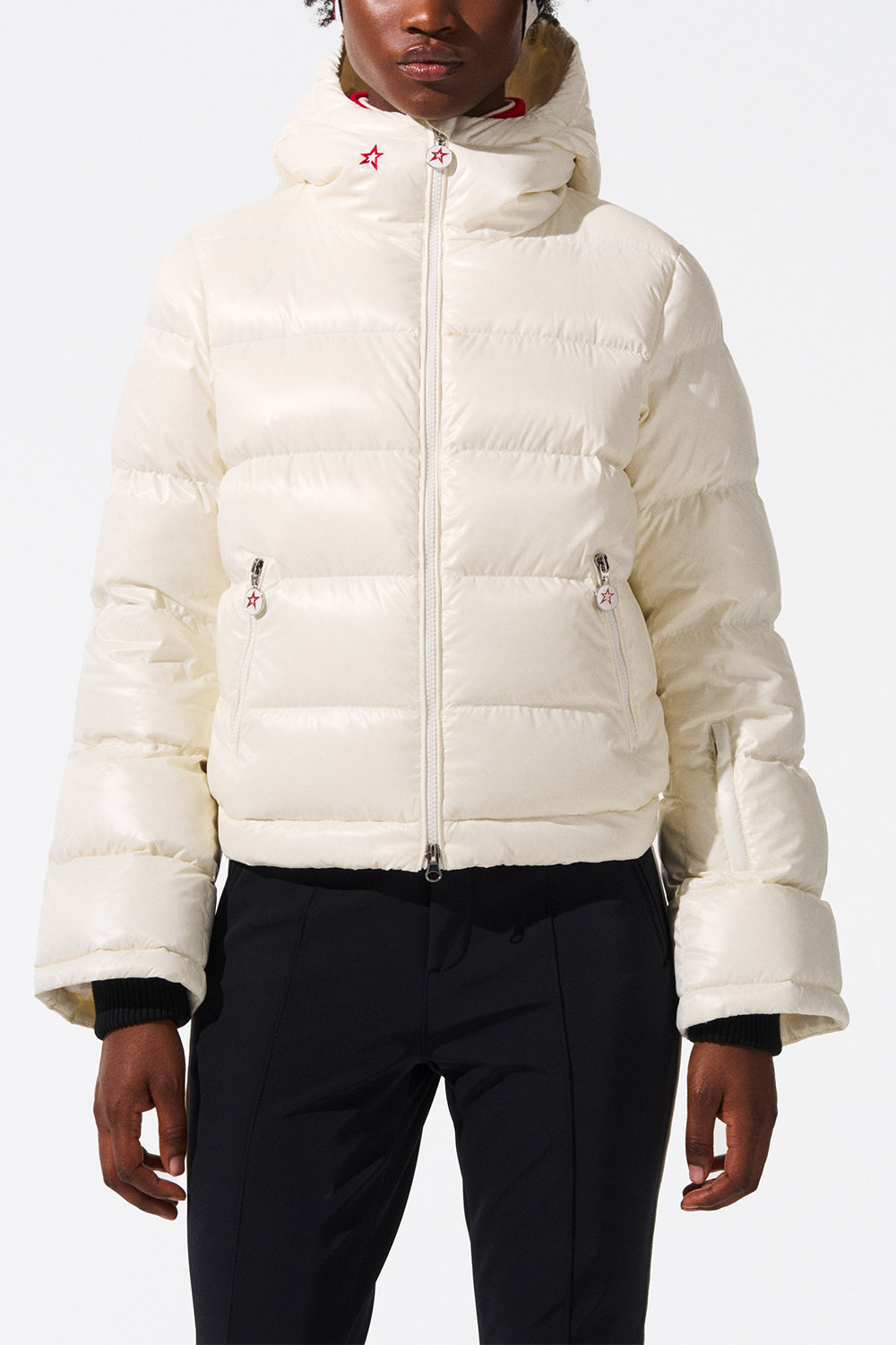 PERFECT MOMENT-Polar Flare Ski Jacket II - Snow White-