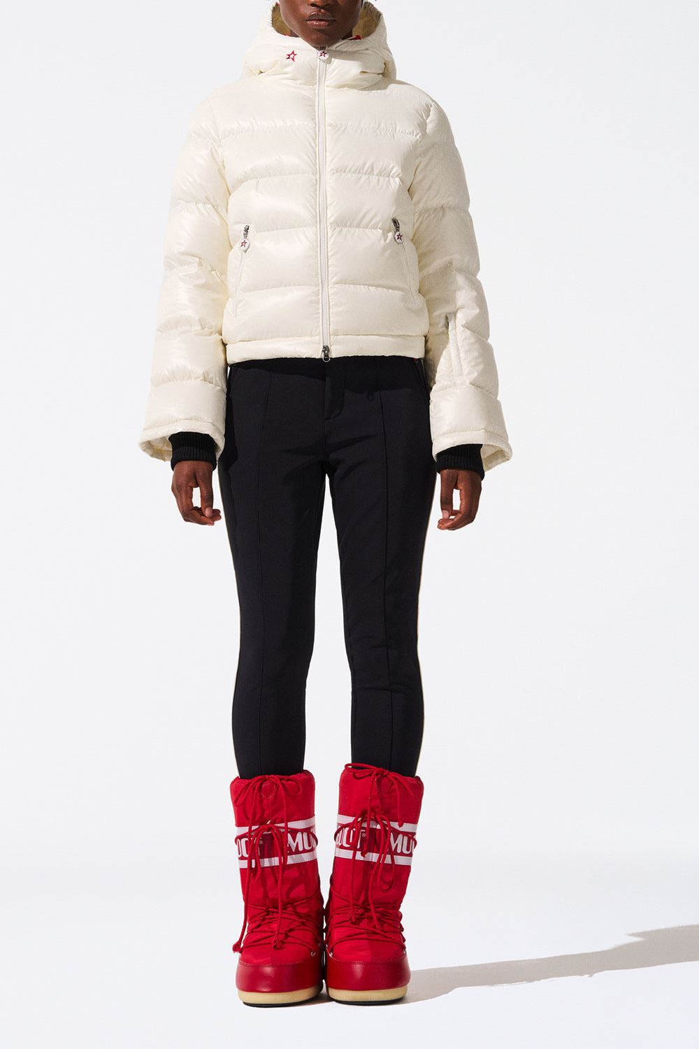 PERFECT MOMENT-Polar Flare Ski Jacket II - Snow White-