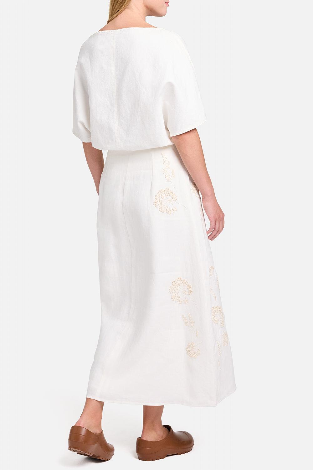 The A-Line Skirt-CREAM-2-CLOTHINGSKIRTMAXI-TWP