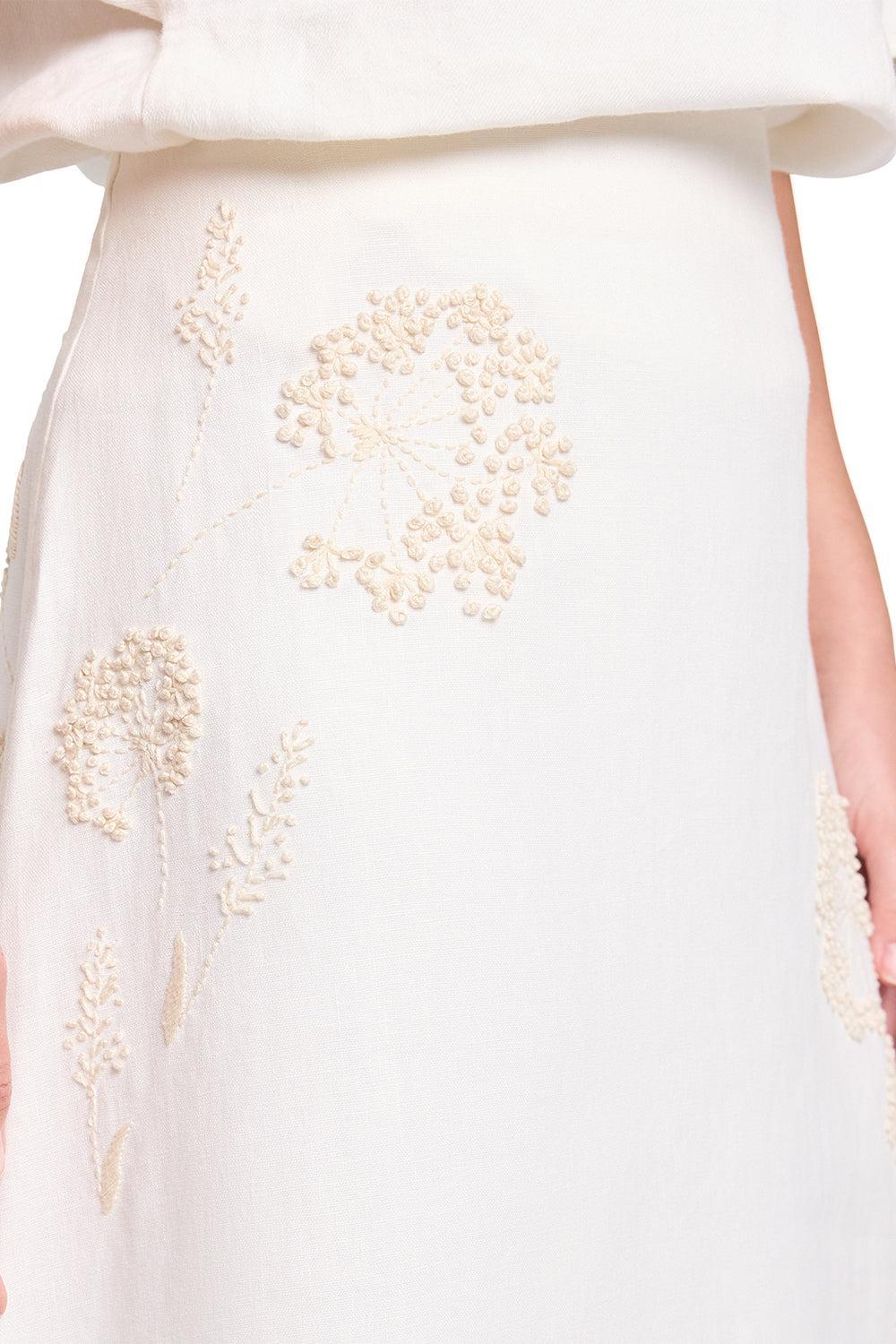 The A-Line Skirt-CREAM-2-CLOTHINGSKIRTMAXI-TWP