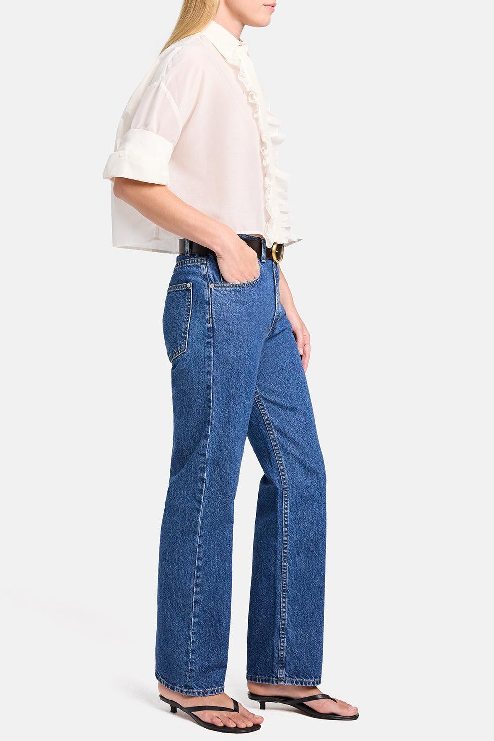 Next Ex Ruffle Shirt-WHITE-P-CLOTHINGTOPBLOUSE-TWP