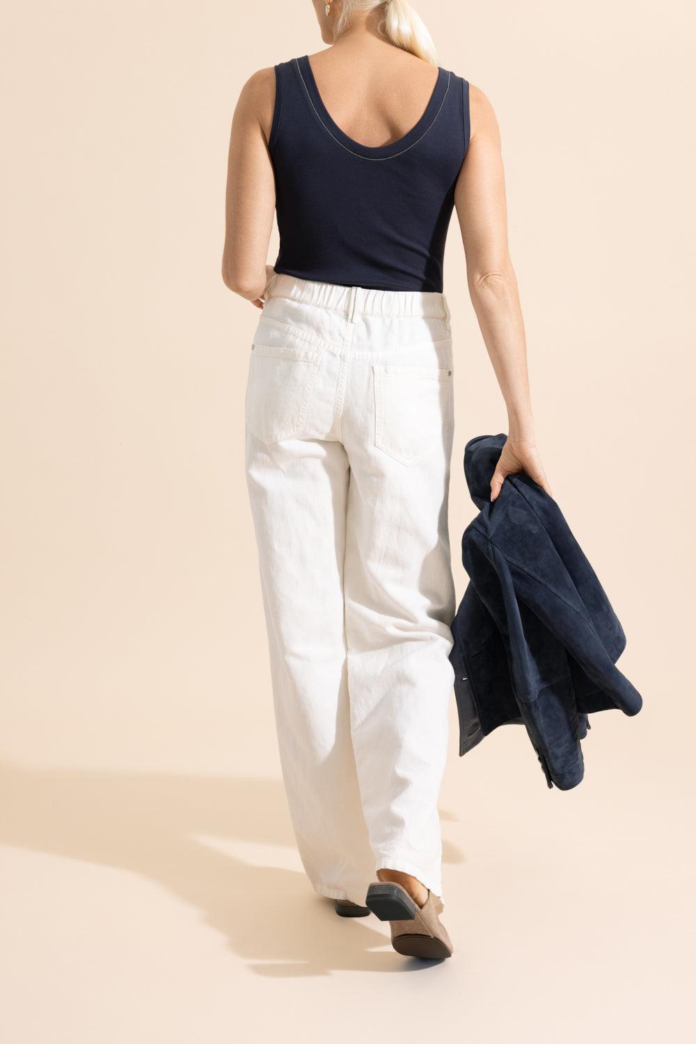 Scoop Tank Top-BLUE-XS-CLOTHINGTOPTANK-BRUNELLO CUCINELLI