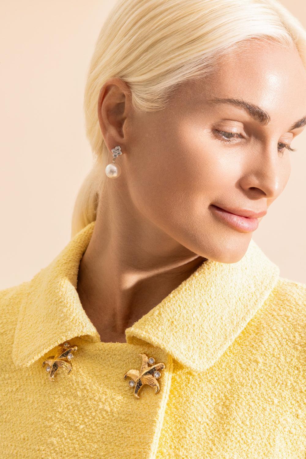 Pearl Drops-ROSE GOLD-JEWELRYFINE JEWELEARRING-PIRANESI