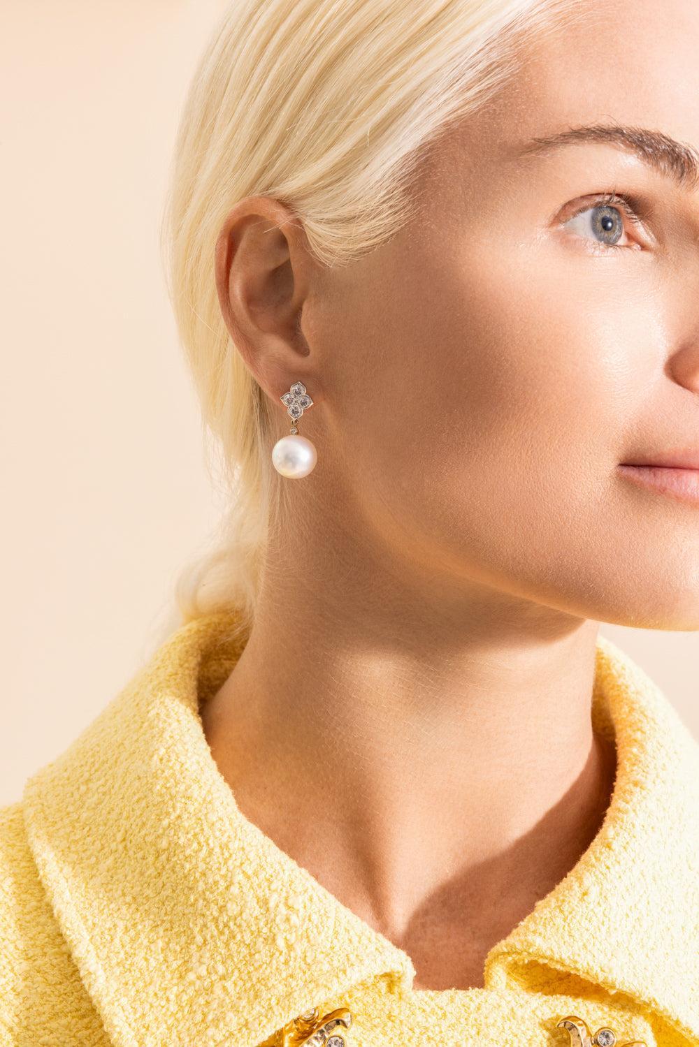 Pearl Drops-ROSE GOLD-JEWELRYFINE JEWELEARRING-PIRANESI