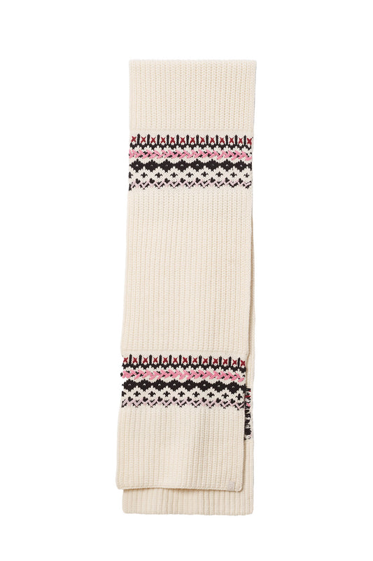 RAG & BONE-Leigh Fair Isle Scarf-IVORY