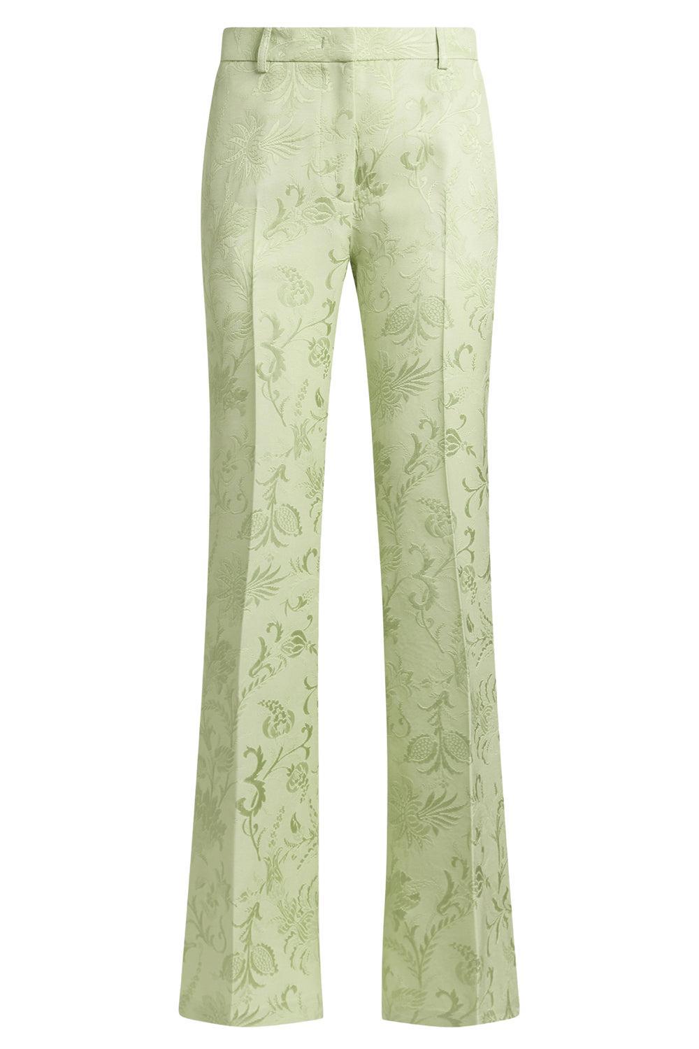 Full-Length Bootcut Trousers-LT GREEN-42-CLOTHINGPANTSLIM FIT-ETRO