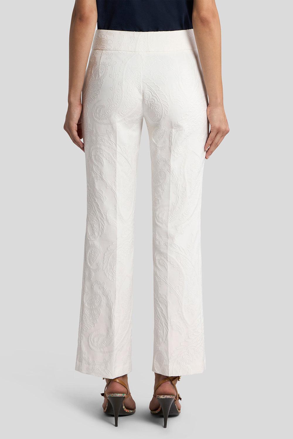 Embroidered Crop Trousers-IVORY-36-CLOTHINGPANTCROPPED-ETRO
