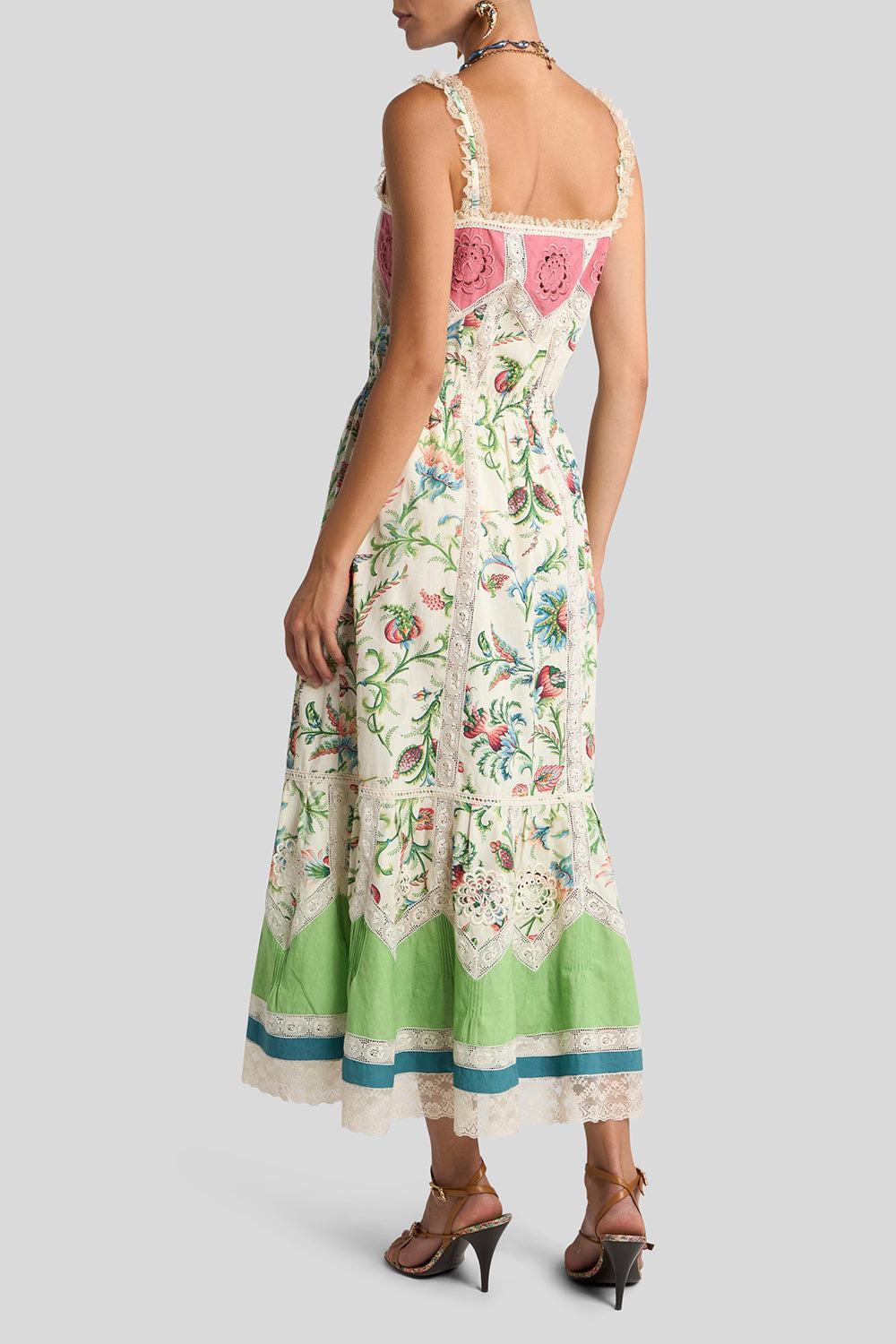 Apron Midi Dress-IVORMULT-40-CLOTHINGDRESSCASUAL-ETRO