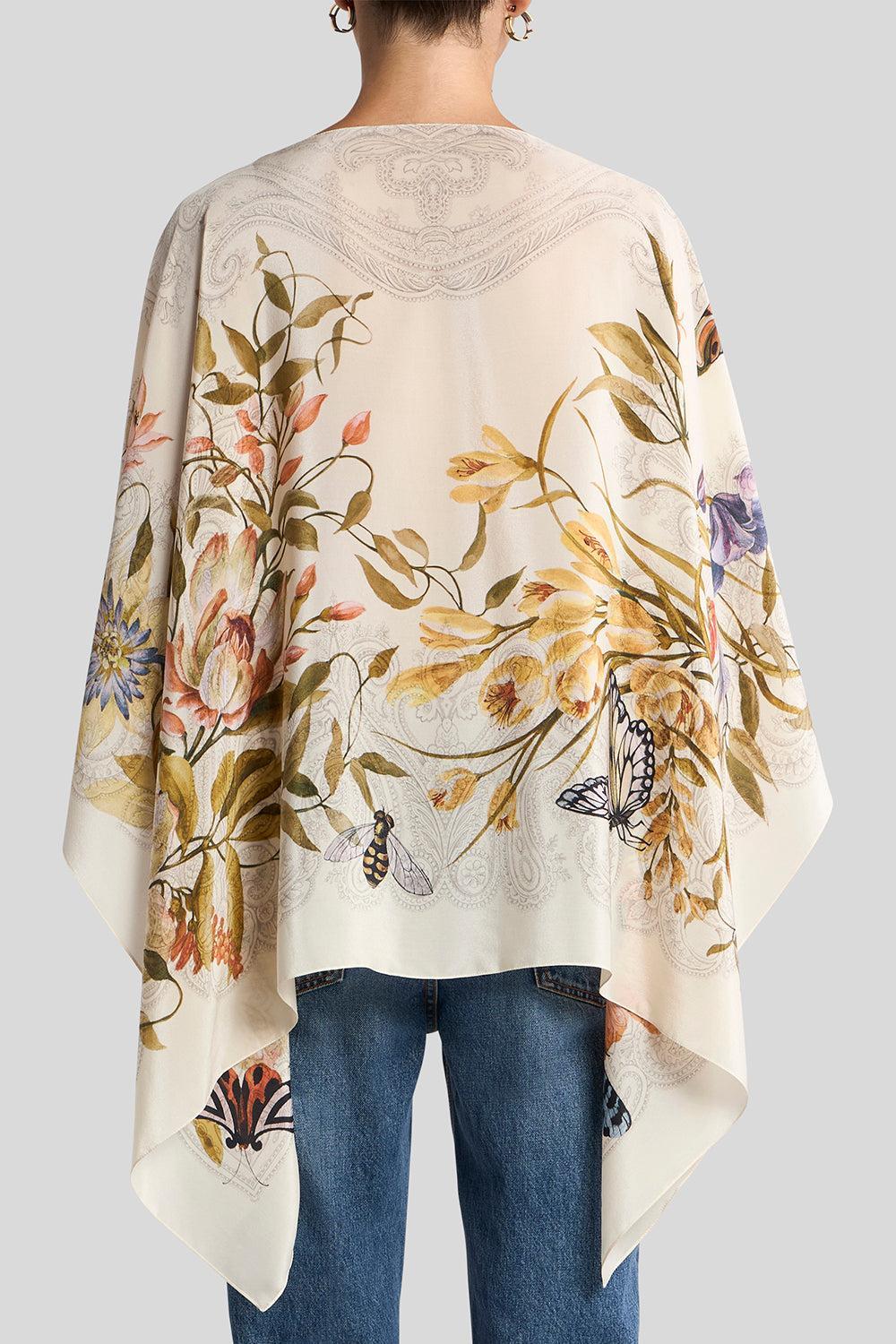 Poncho Blouse-MULTIBGE-O/S-CLOTHINGTOPPONCHO-ETRO