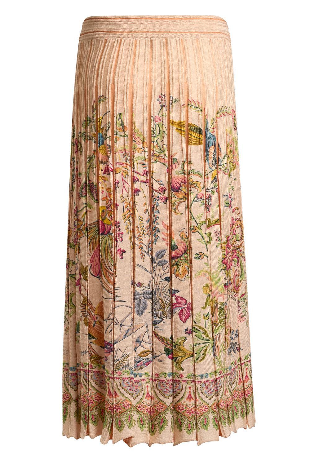 Knee-Length Knit Skirt-MULTIPNK-38-CLOTHINGSKIRTMIDI-ETRO