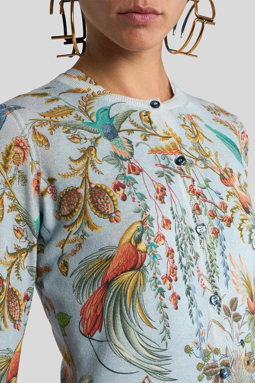 Printed Slim Fit Cardigan-MLTLTBLU-38-CLOTHINGTOPCARDIGAN-ETRO