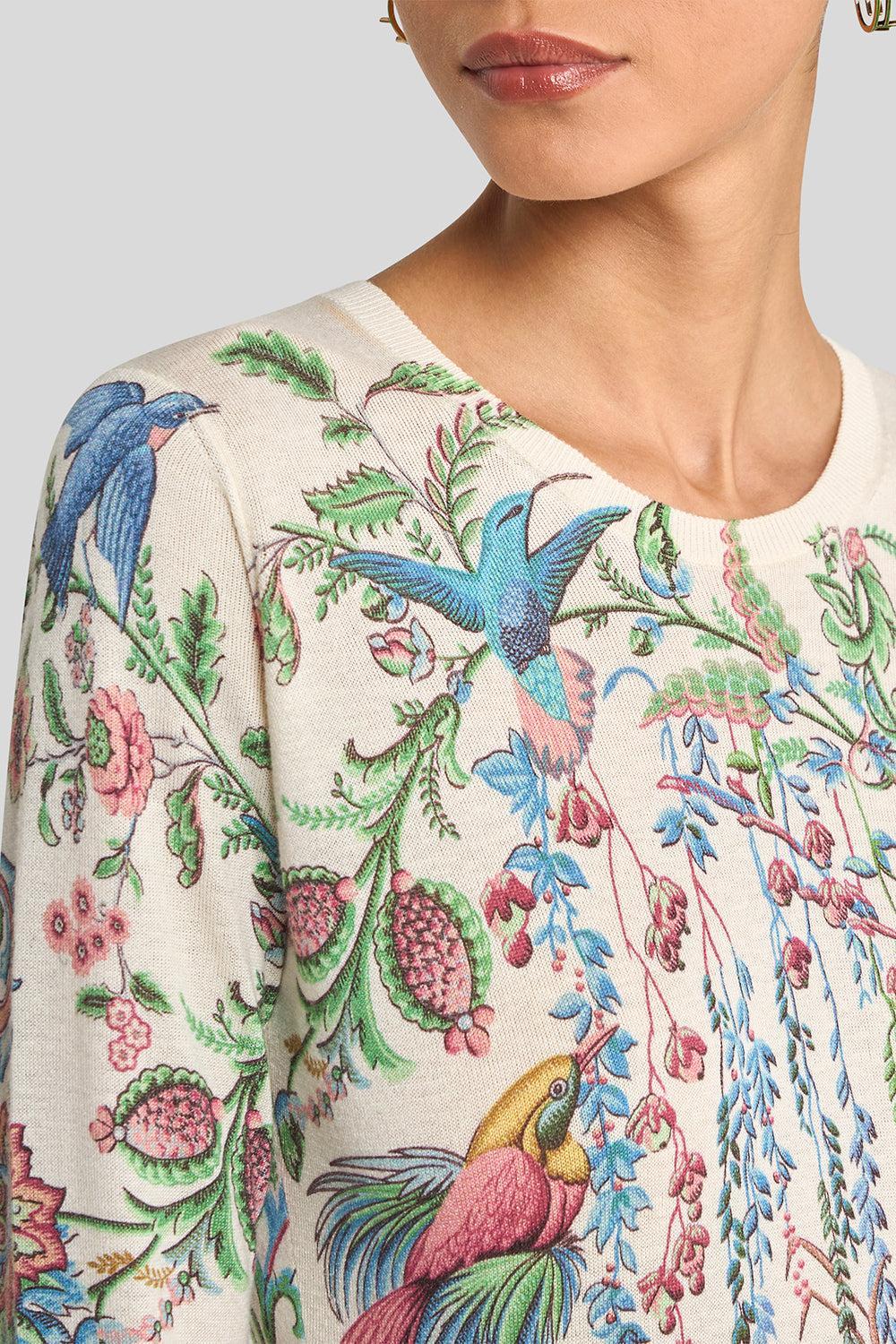 Printed Long Sleeve Sweater-MULTI-38-CLOTHINGTOPSWEATER-ETRO
