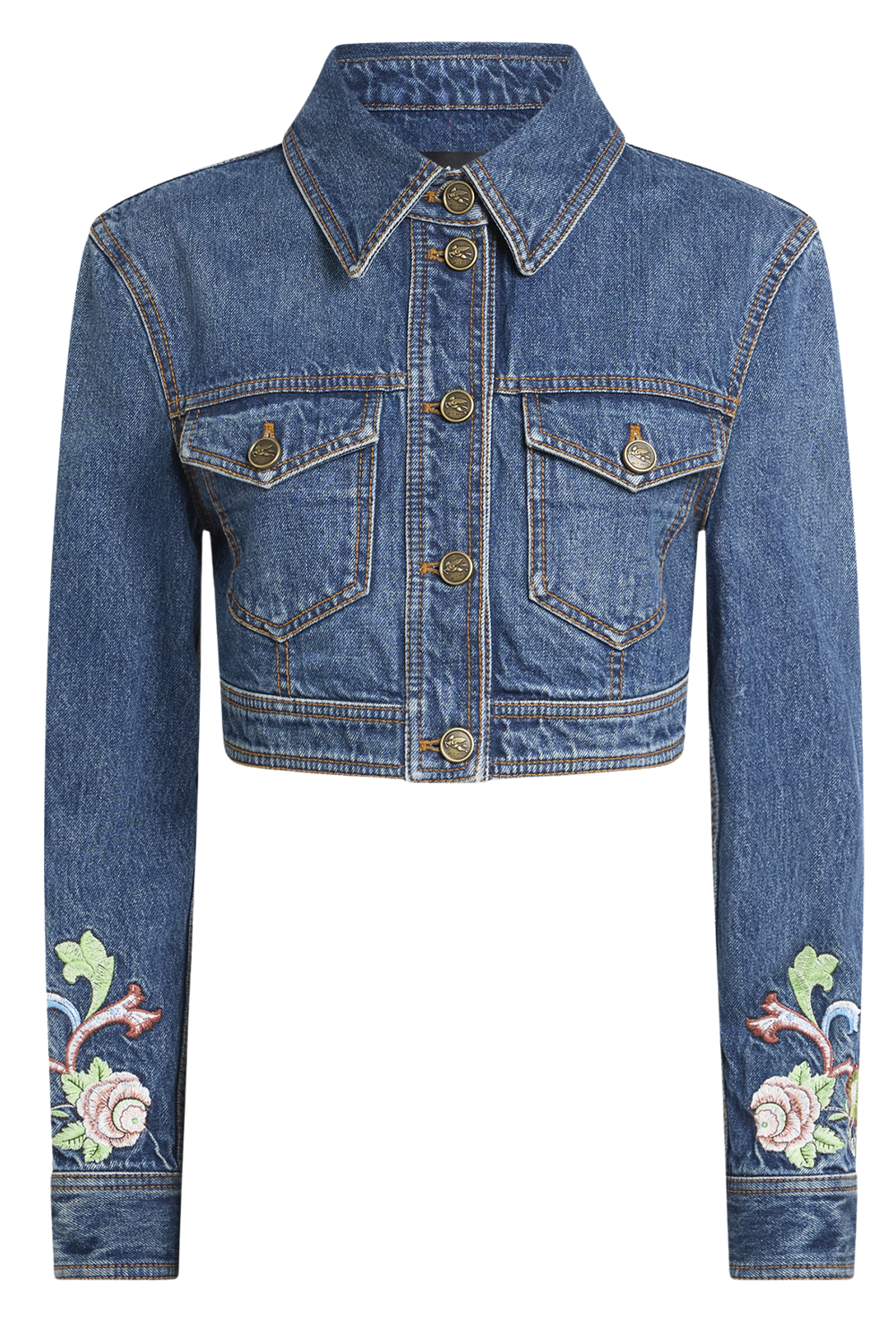 Embroidered Crop Jacket-DENIM-40-CLOTHINGJACKETDENIM-ETRO