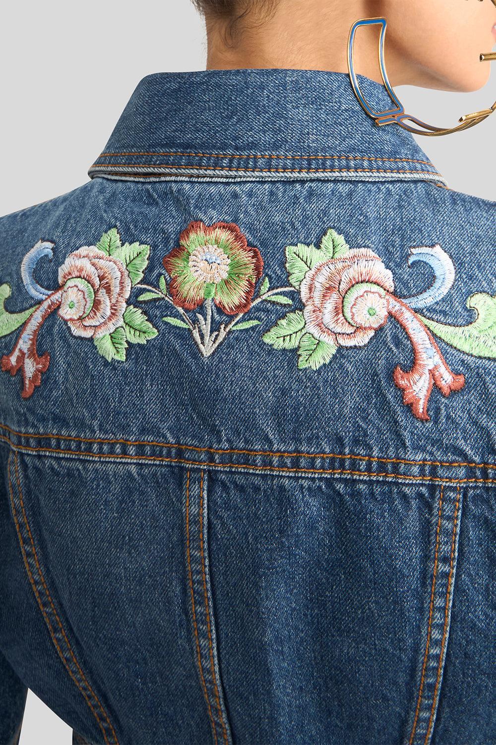 Embroidered Crop Jacket-DENIM-40-CLOTHINGJACKETDENIM-ETRO