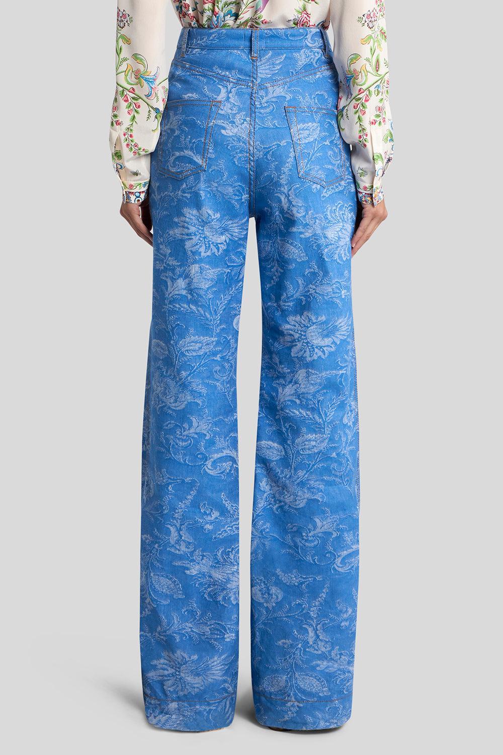 Cropped Print Brocade Trousers-BLUE MULTI-38-CLOTHINGPANTCROPPED-ETRO