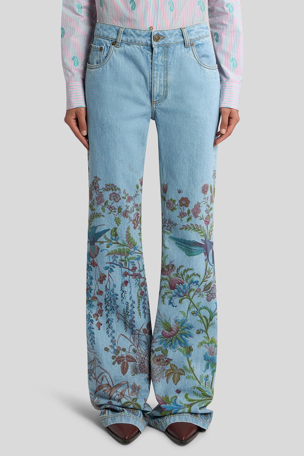 Printed Flare Jeans-DENIM-26-CLOTHINGPANTDENIM-ETRO